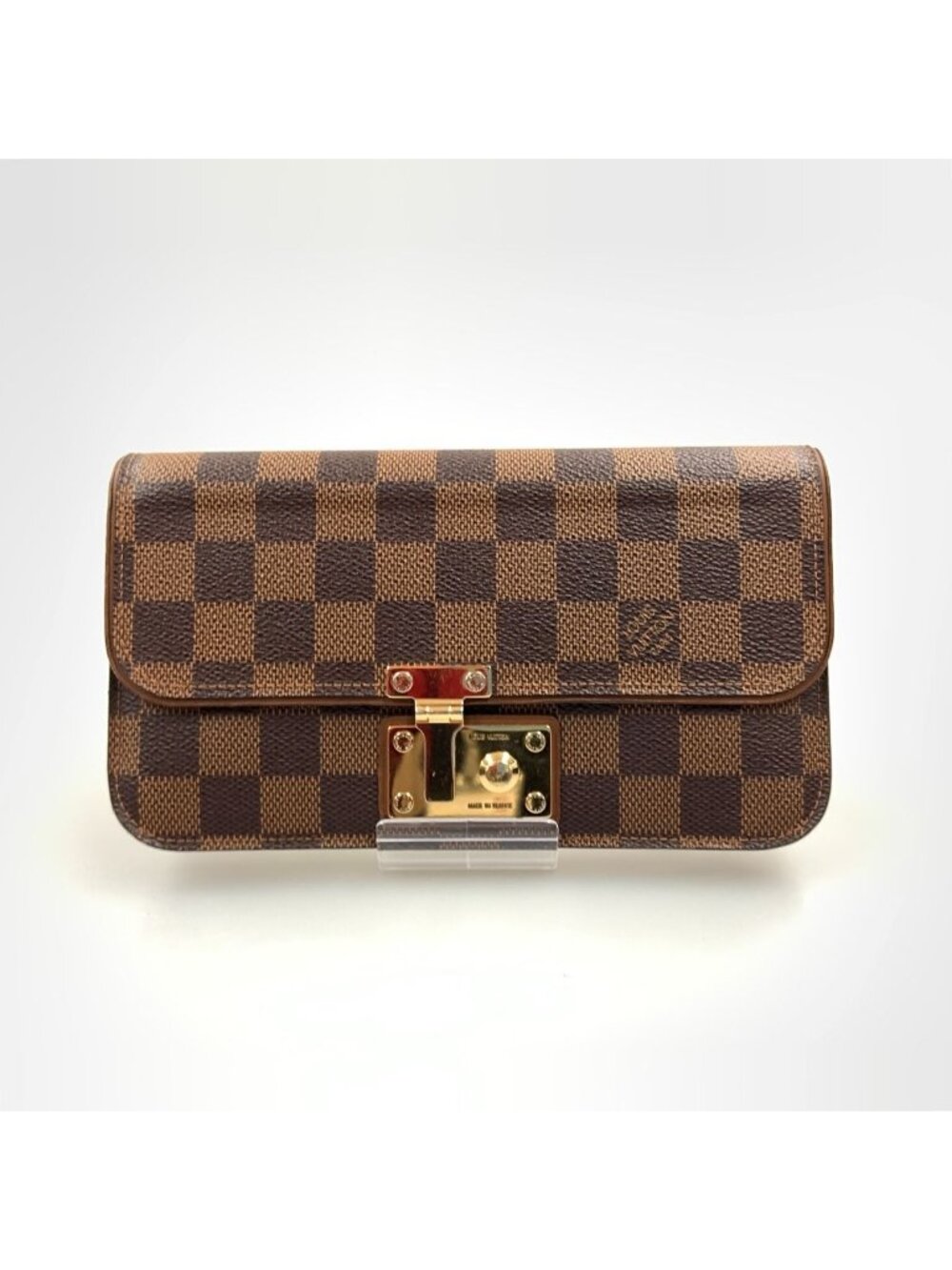 Louis Vuitton Damier Portefeuille Ascot Wallet Brown